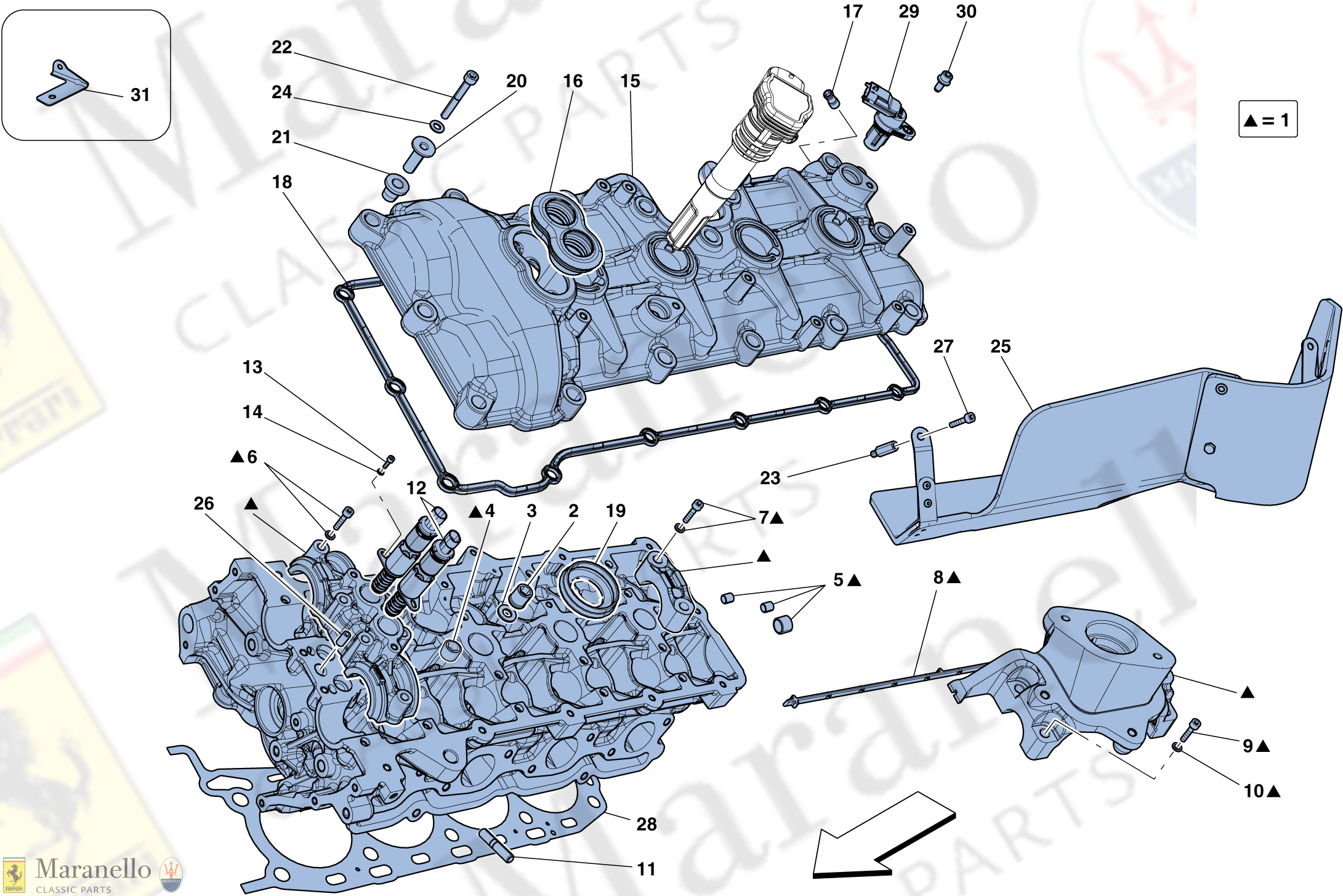 004 - Left Hand Cylinder Head