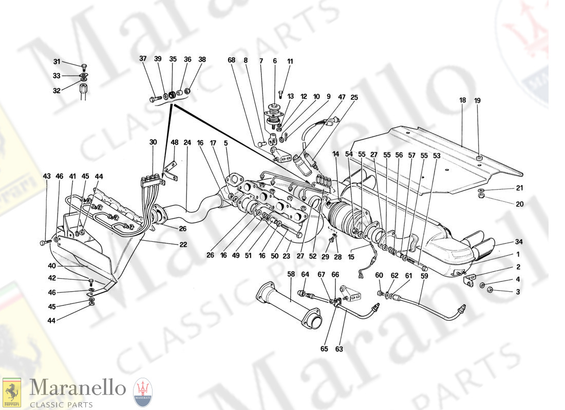 019 - Exhaust System (For Us - Sa - Ch87 And Ch88 Version)