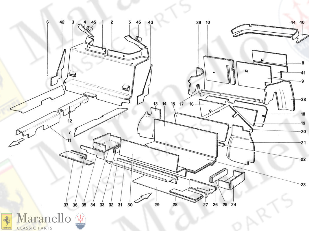 109 - Luggage And Passenger Compartment Insulation (From Car No. 66967 - Not For Us - Aus - Ch87 - Sa - J)