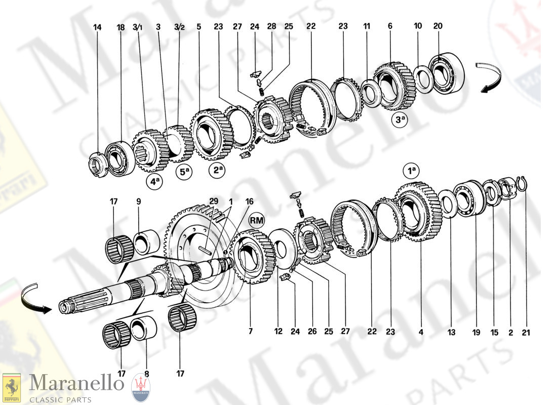 029 - Lay Shaft Gears