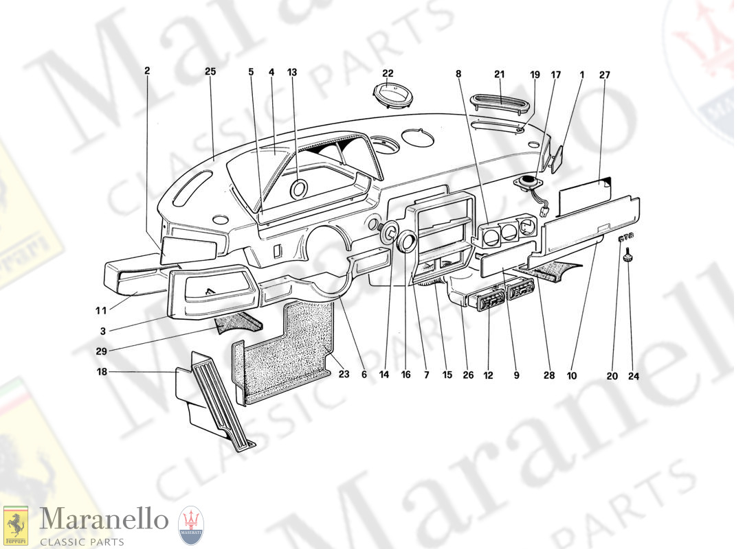 122 - Instruments Panel (Until Car No. 71595)