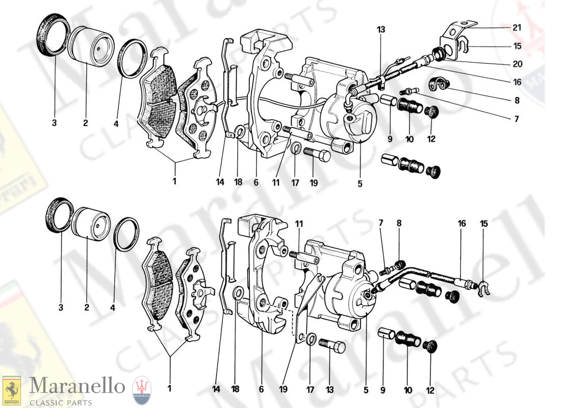 038 - Calipers For Front And Rear Brakes