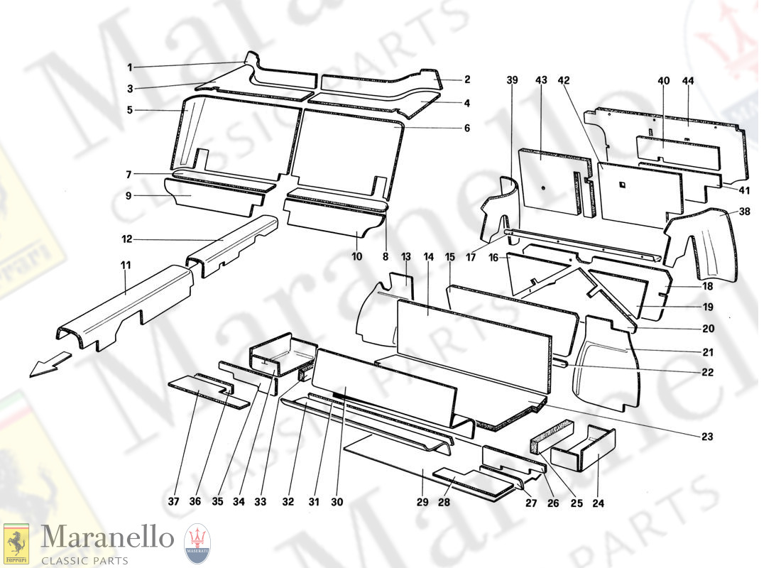 108 - Luggage And Passenger Compartment Insulation (Untill Car No. 66965 - Not For Us - Aus - Ch87 - Sa -