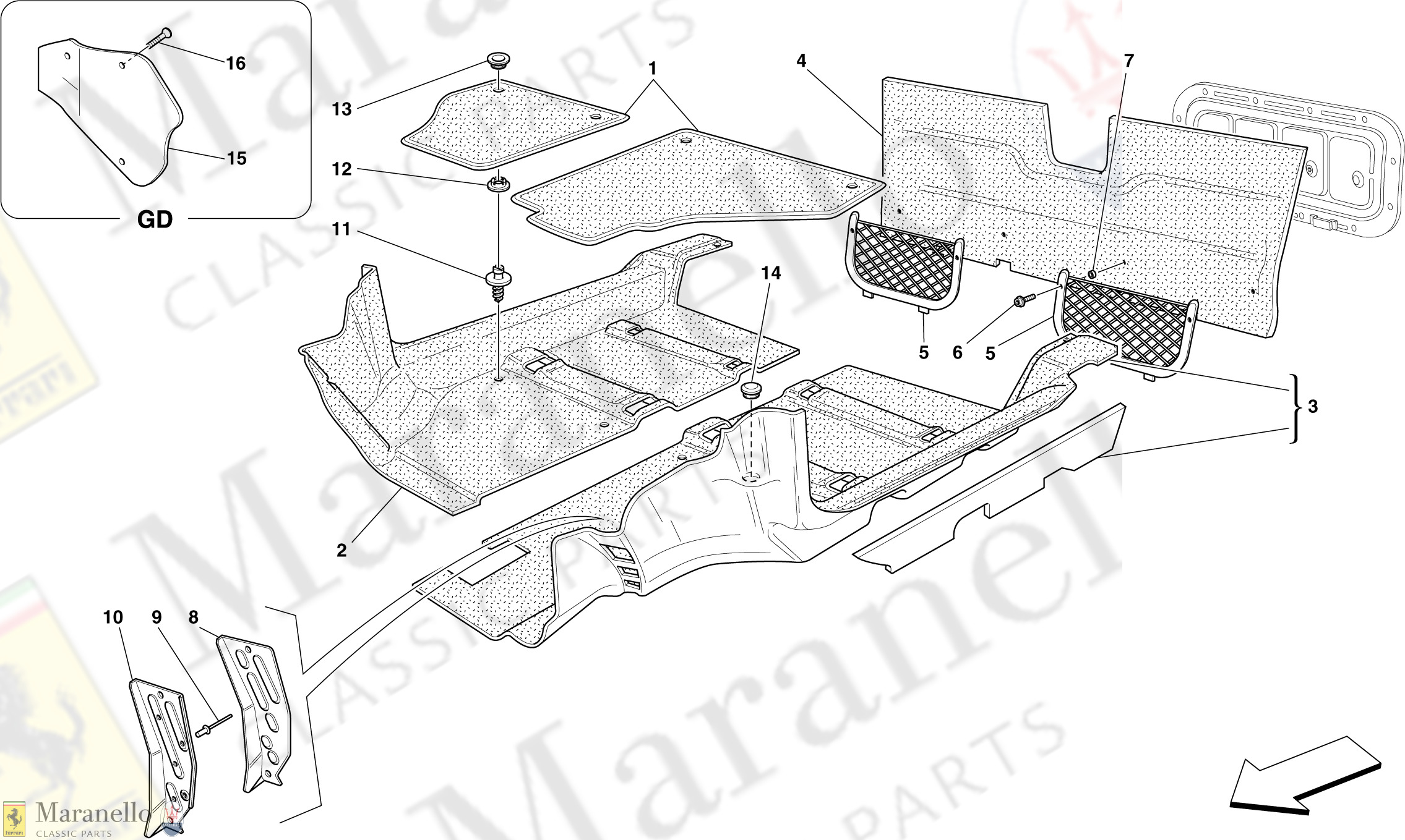 108 - Passenger Compartment Mats