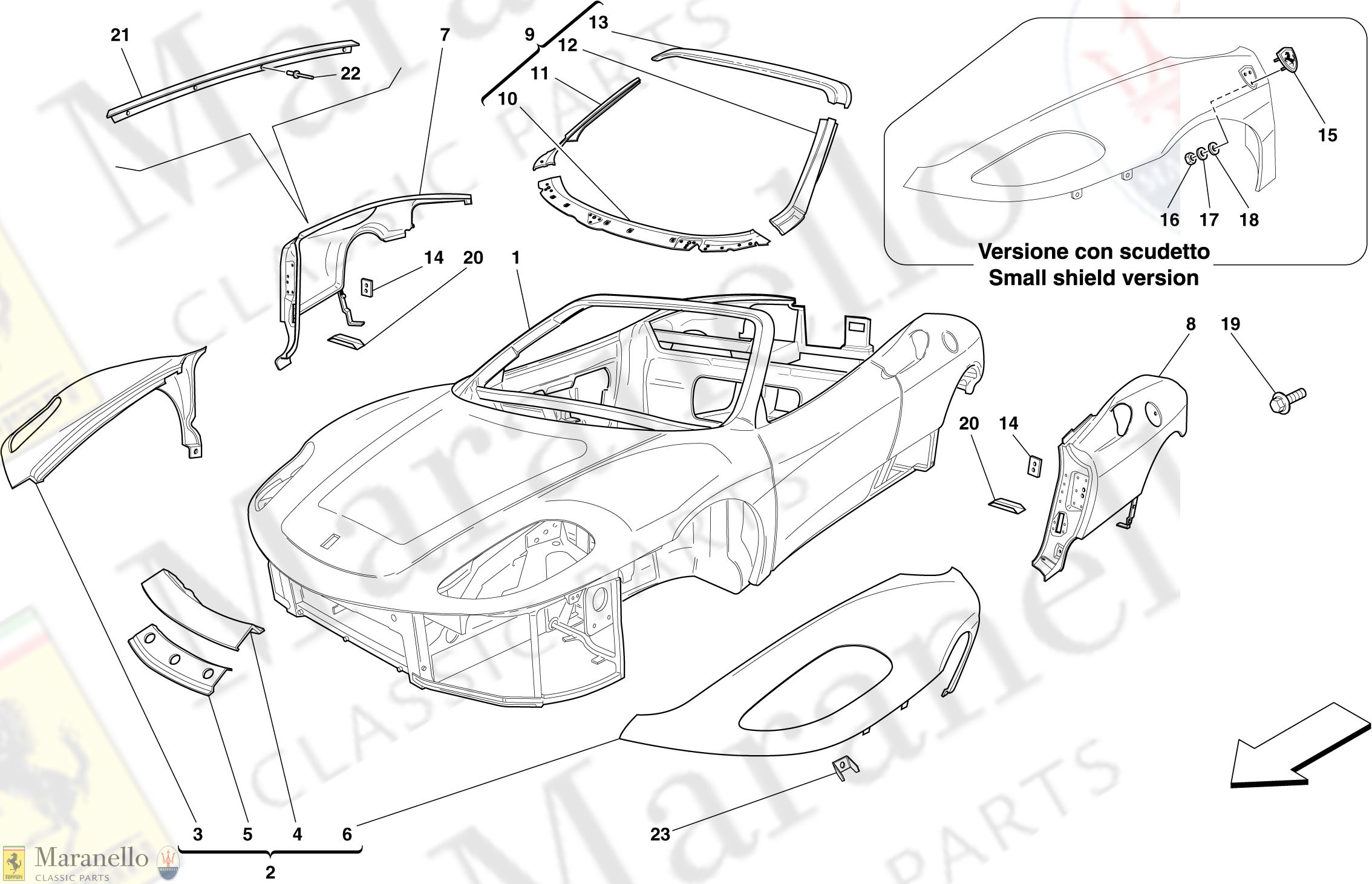 100 - Bodyshell - External Trim