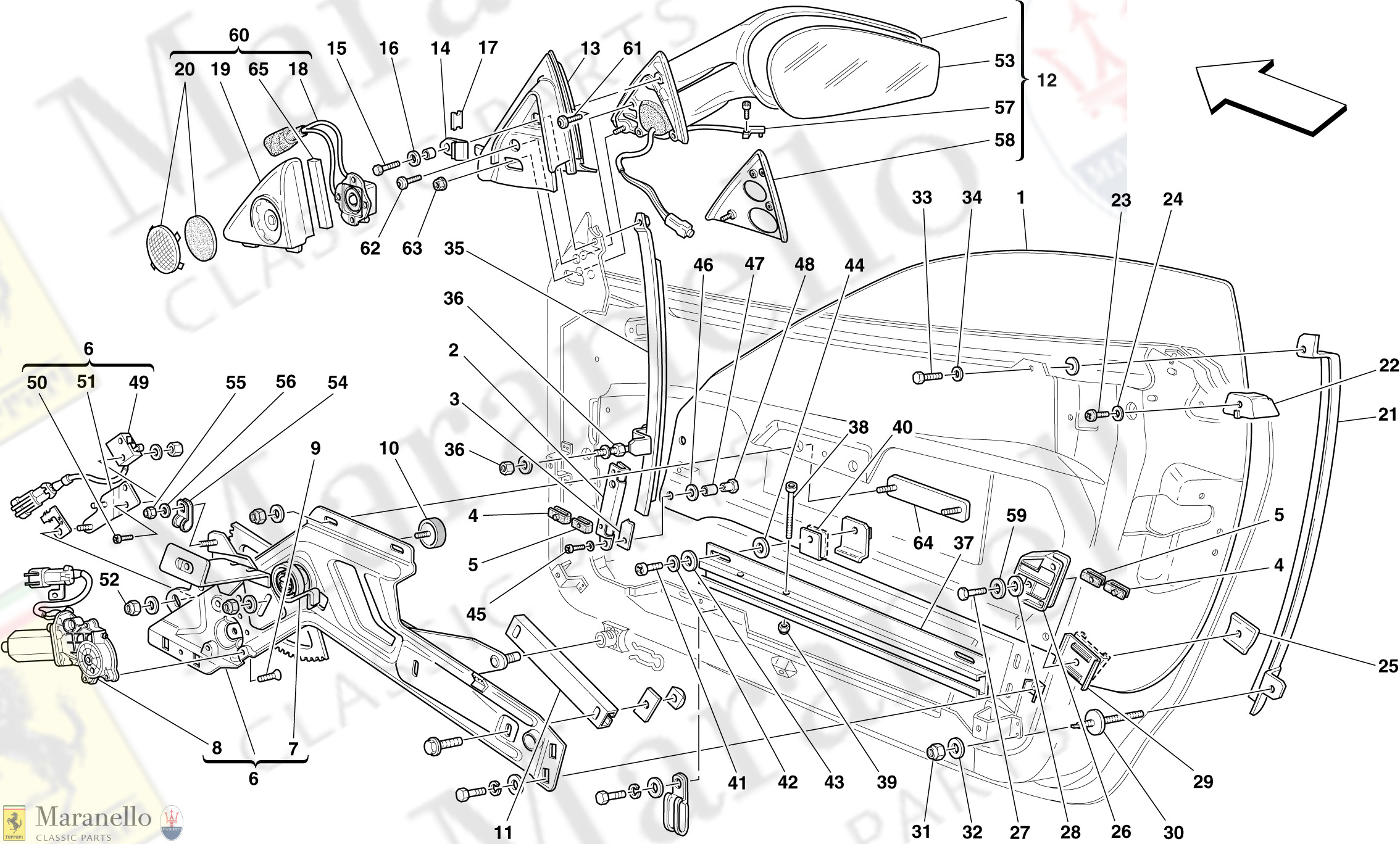 125 - Doors - Power Windows And Rear-View Mirror