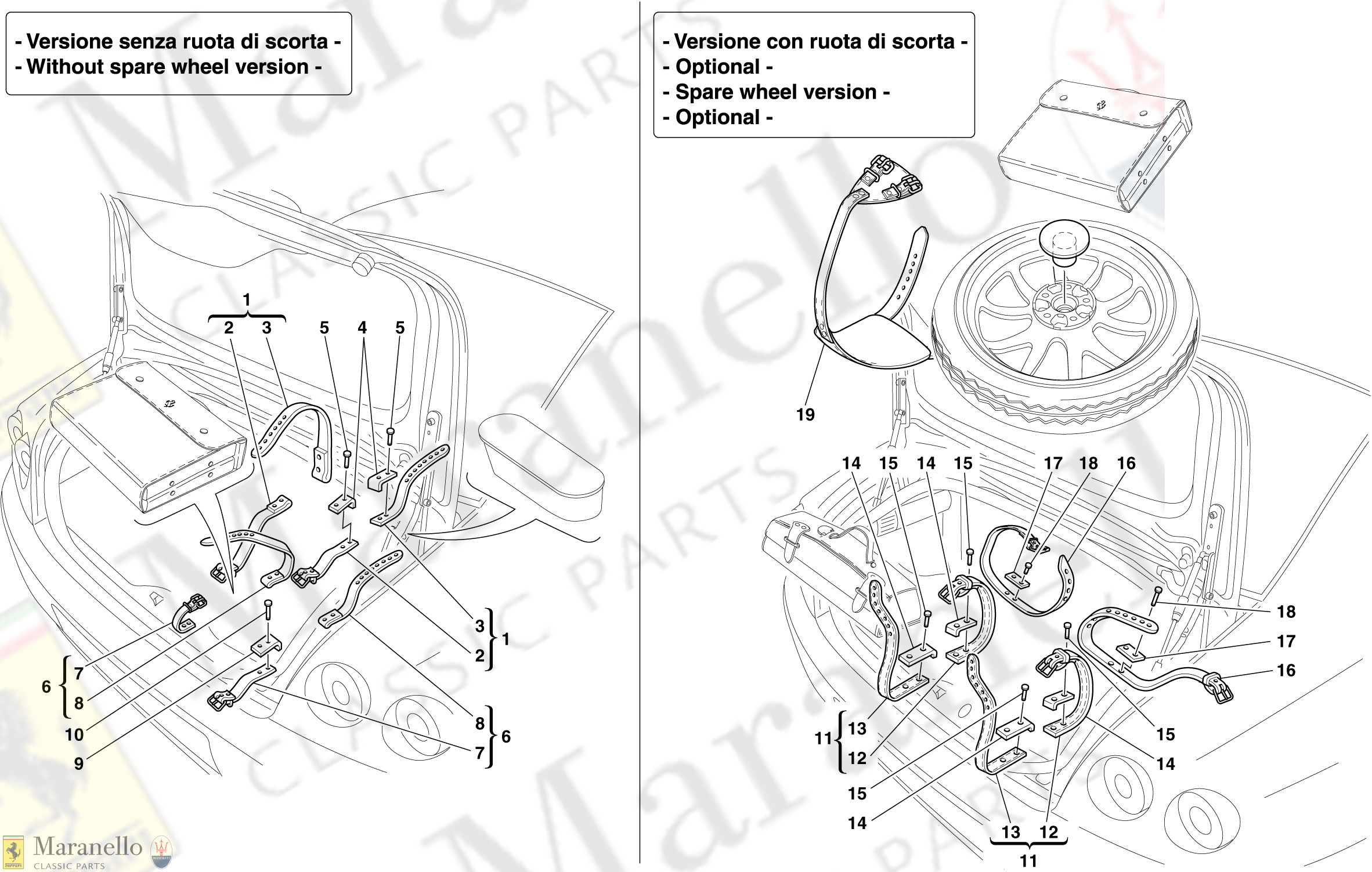 068 - Spare Wheel And Tool Bag Fasteners