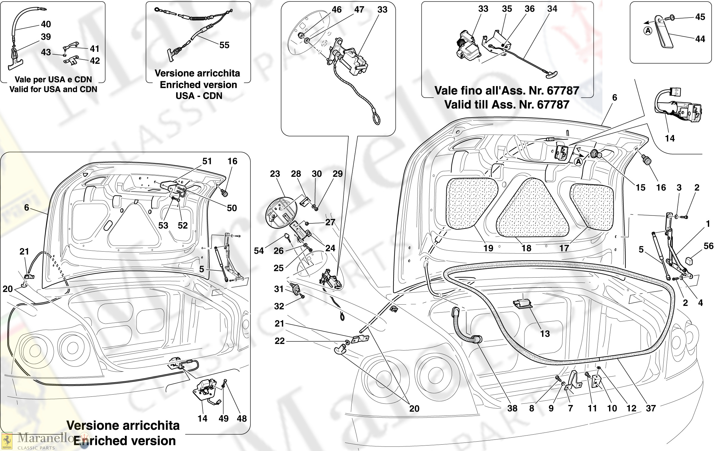 115 - Luggage Compartment Lid And Fuel Filler Flap