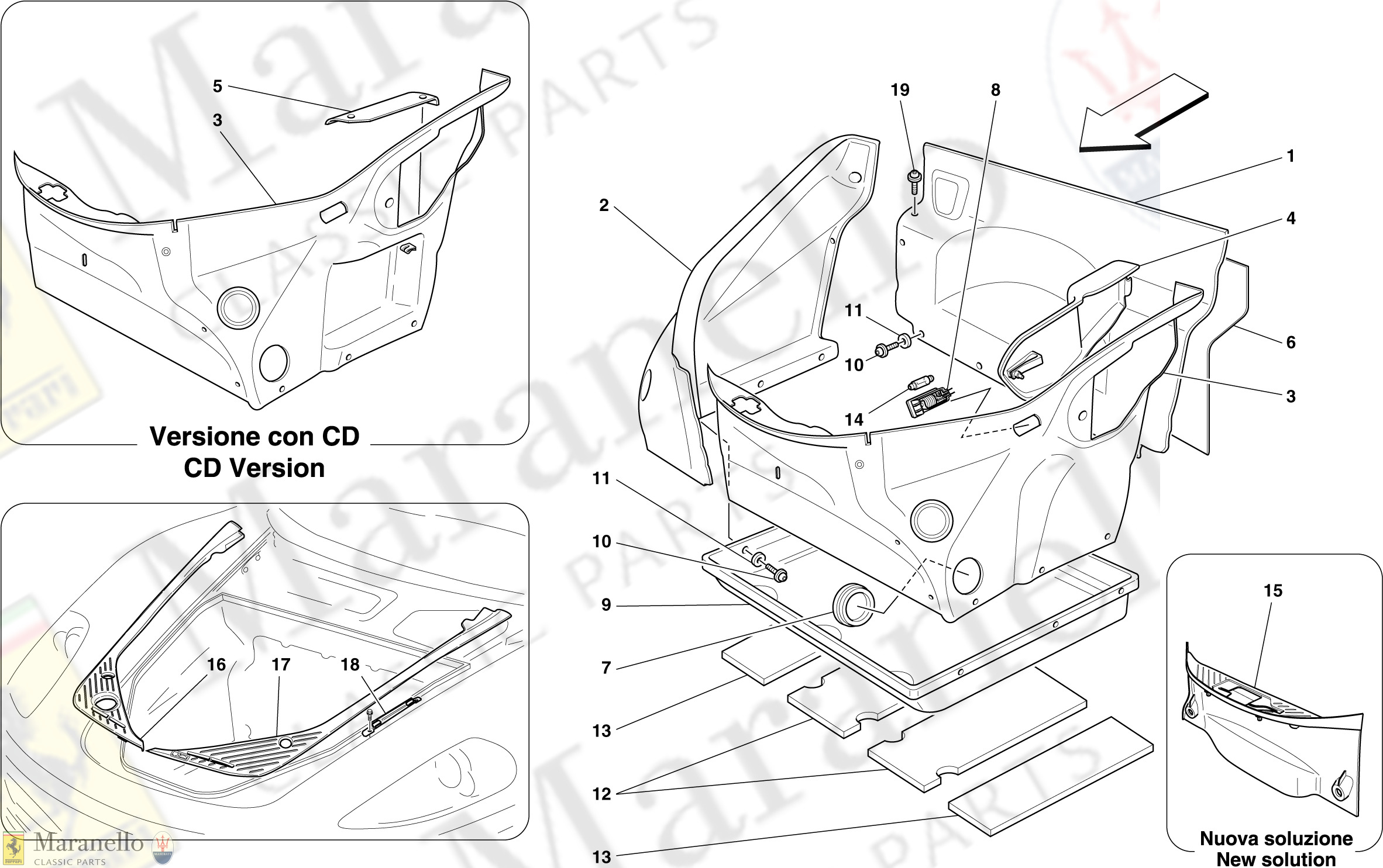 109 - Front Compartment Trim