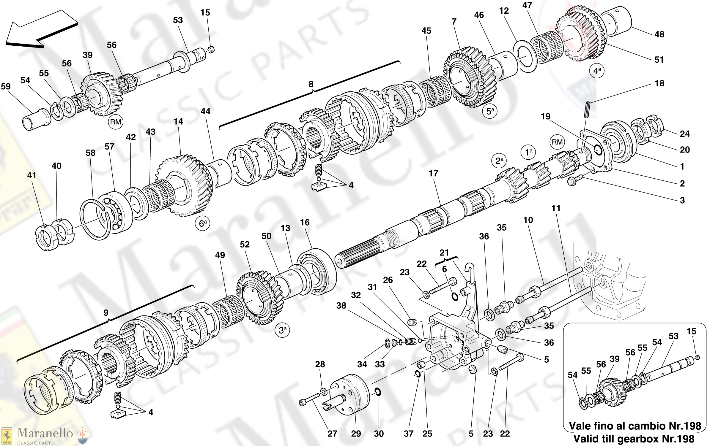 033 - Primary Gearbox Shaft Gears And Gearbox Oil Pump