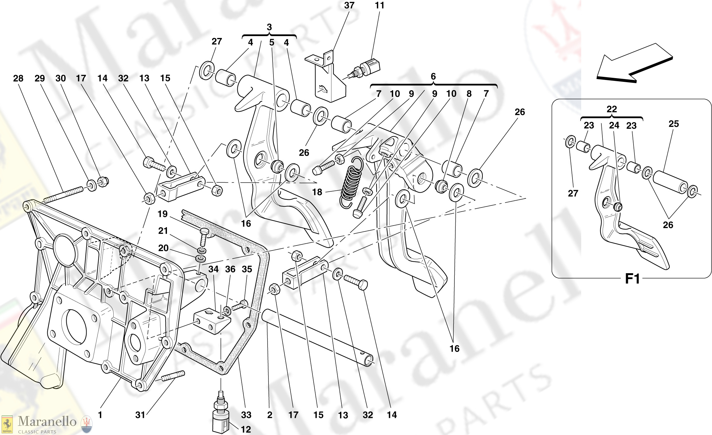 026 - Pedal Board -Applicable For Gd-