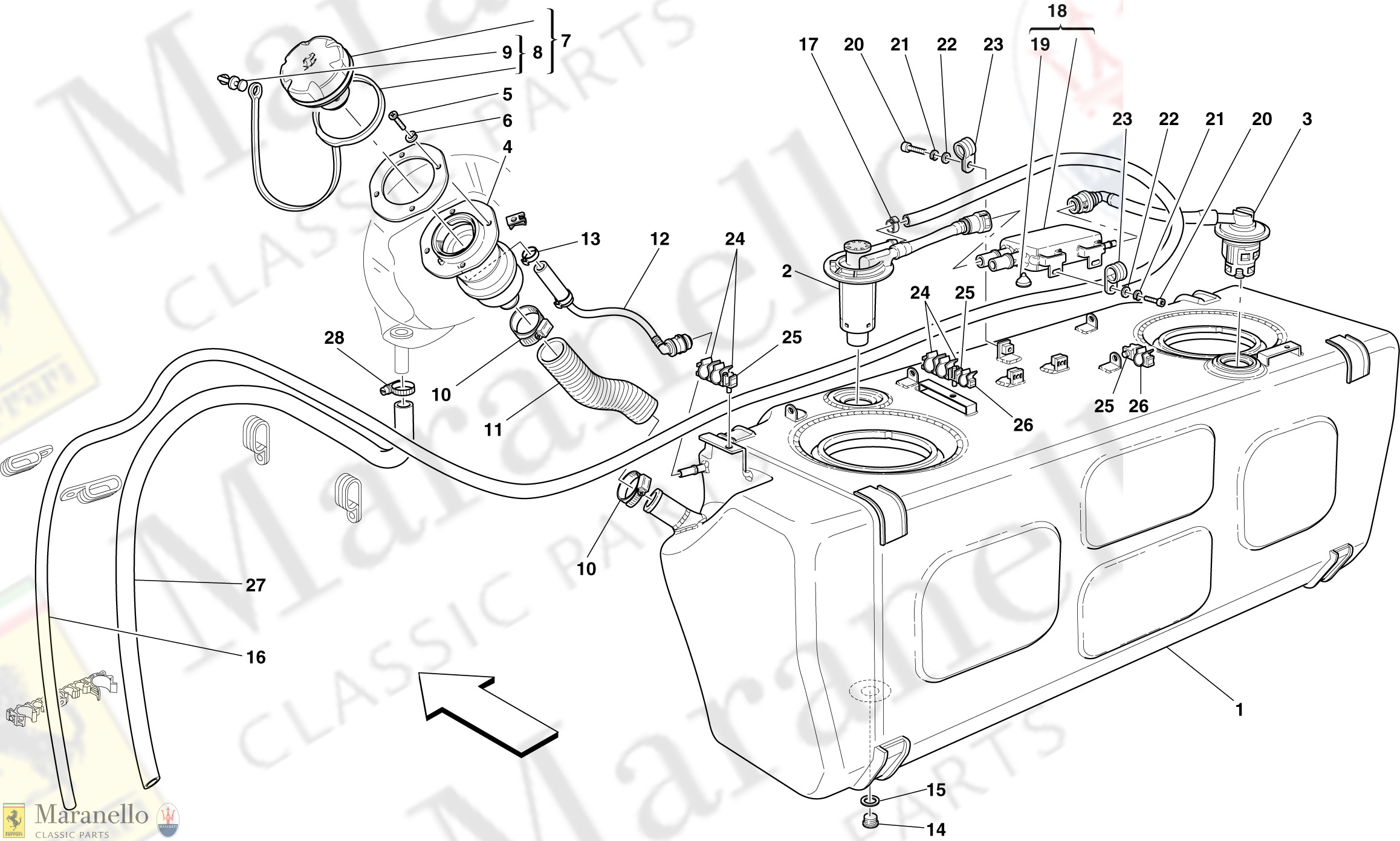 011 - Fuel Tank - Filler Neck And Pipes