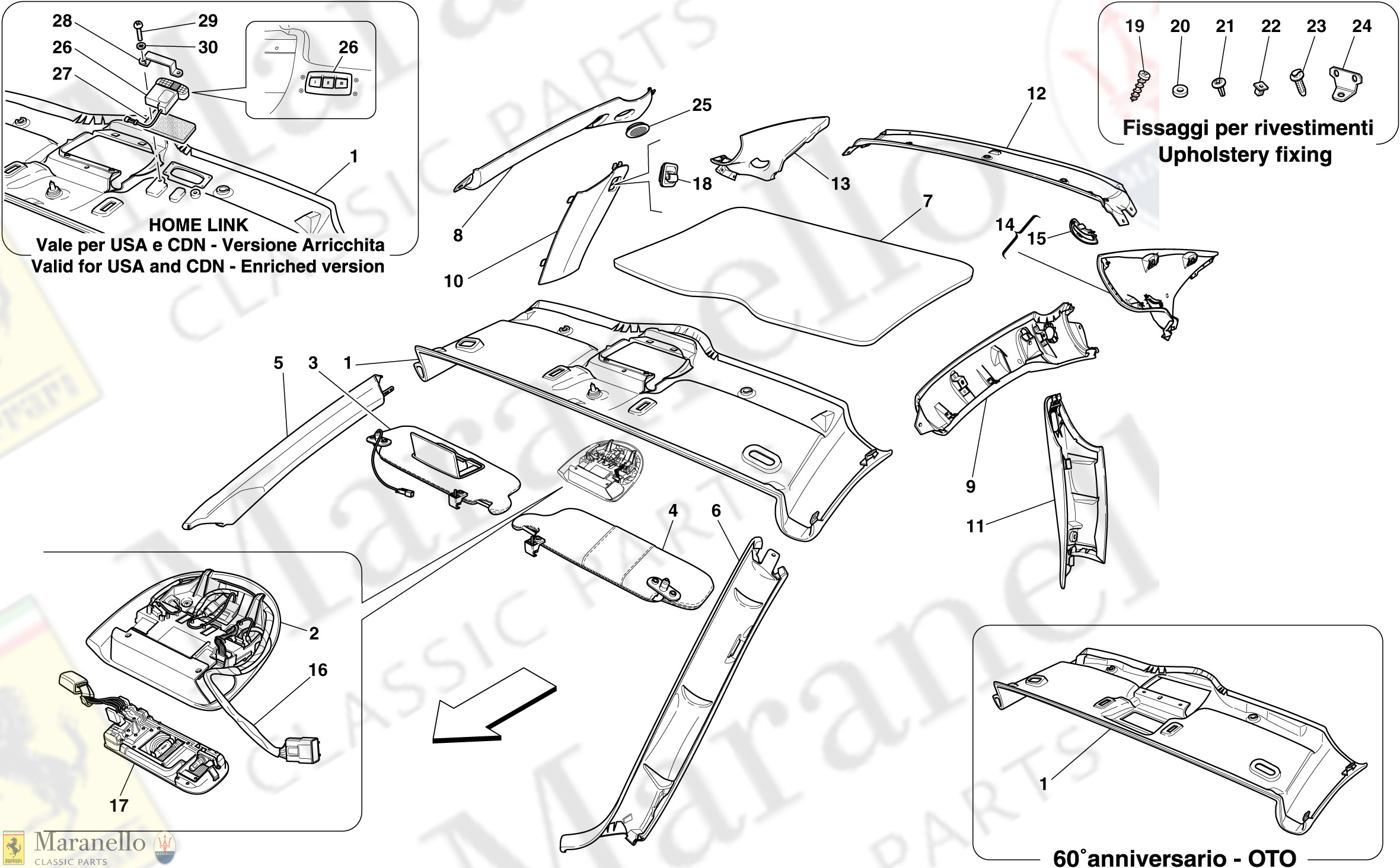 112 - Headliner Trim And Accessories