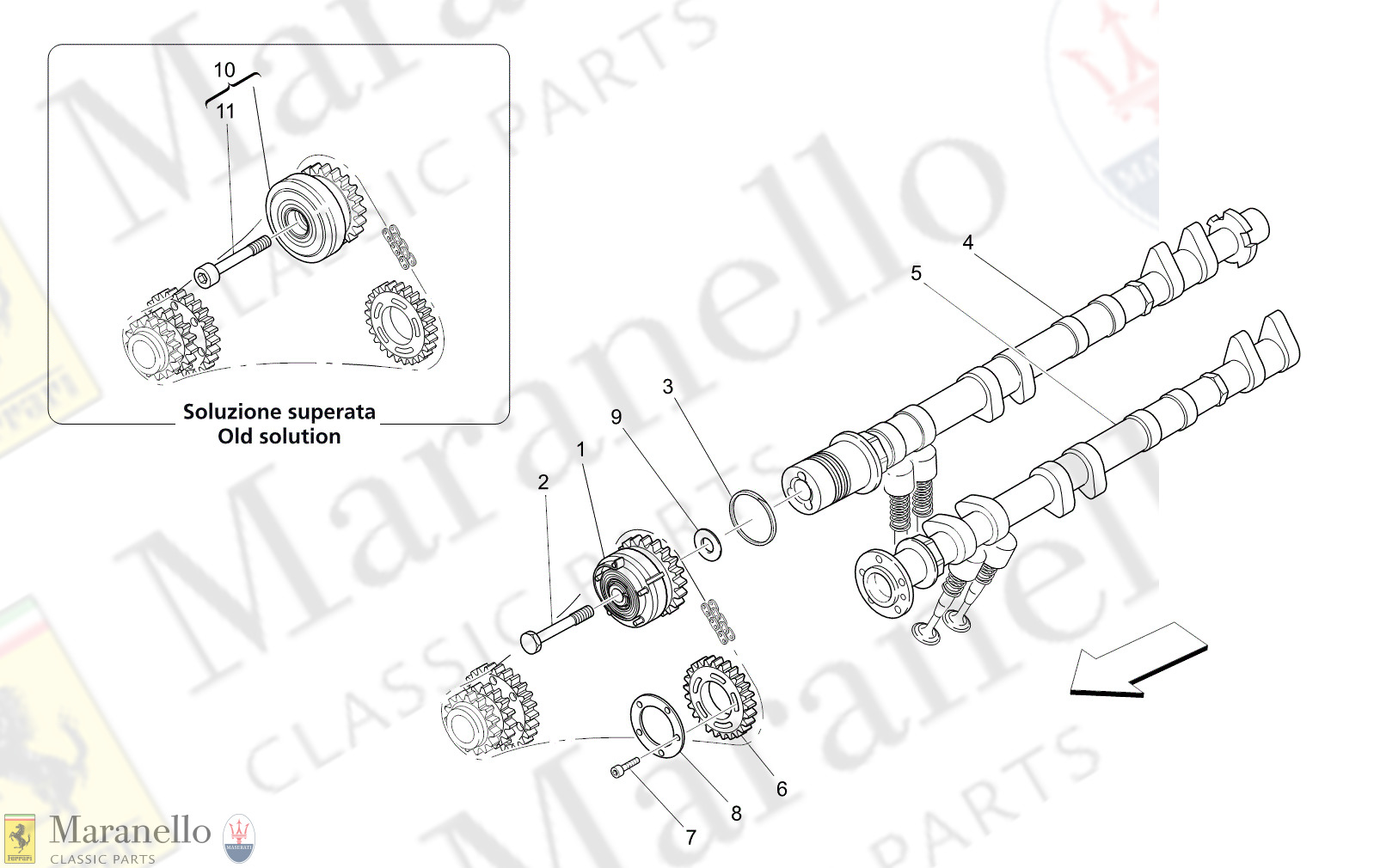 01.23 - 12 - 0123 - 12 Lh Cylinder Head Camshafts