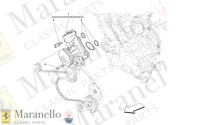 01.72 - 3 COOLING SYSTEM WATER PUMP