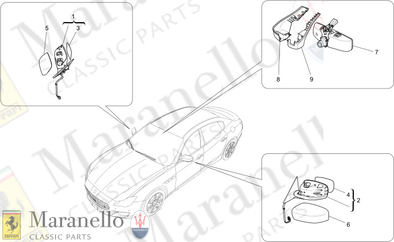 09.35 - 1 INTERNAL AND EXTERNAL REAR-VIEW MIRRORS