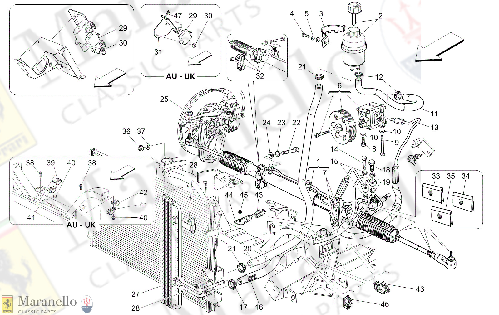 05.10 - 1 - 0510 - 1 Complete Steering Rack Unit