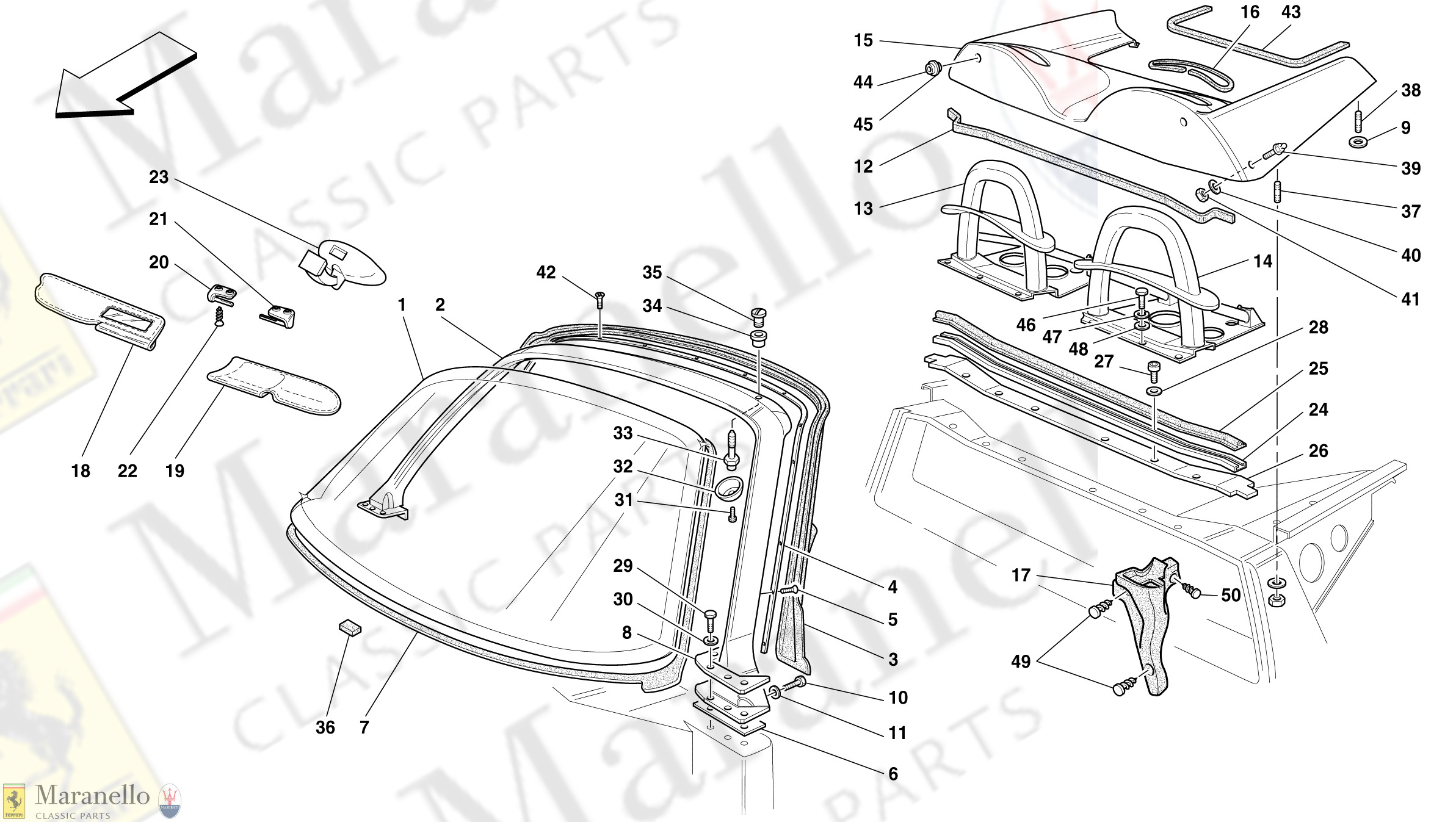 109 - Windscreen Pillar And Sporting Roll-Bar