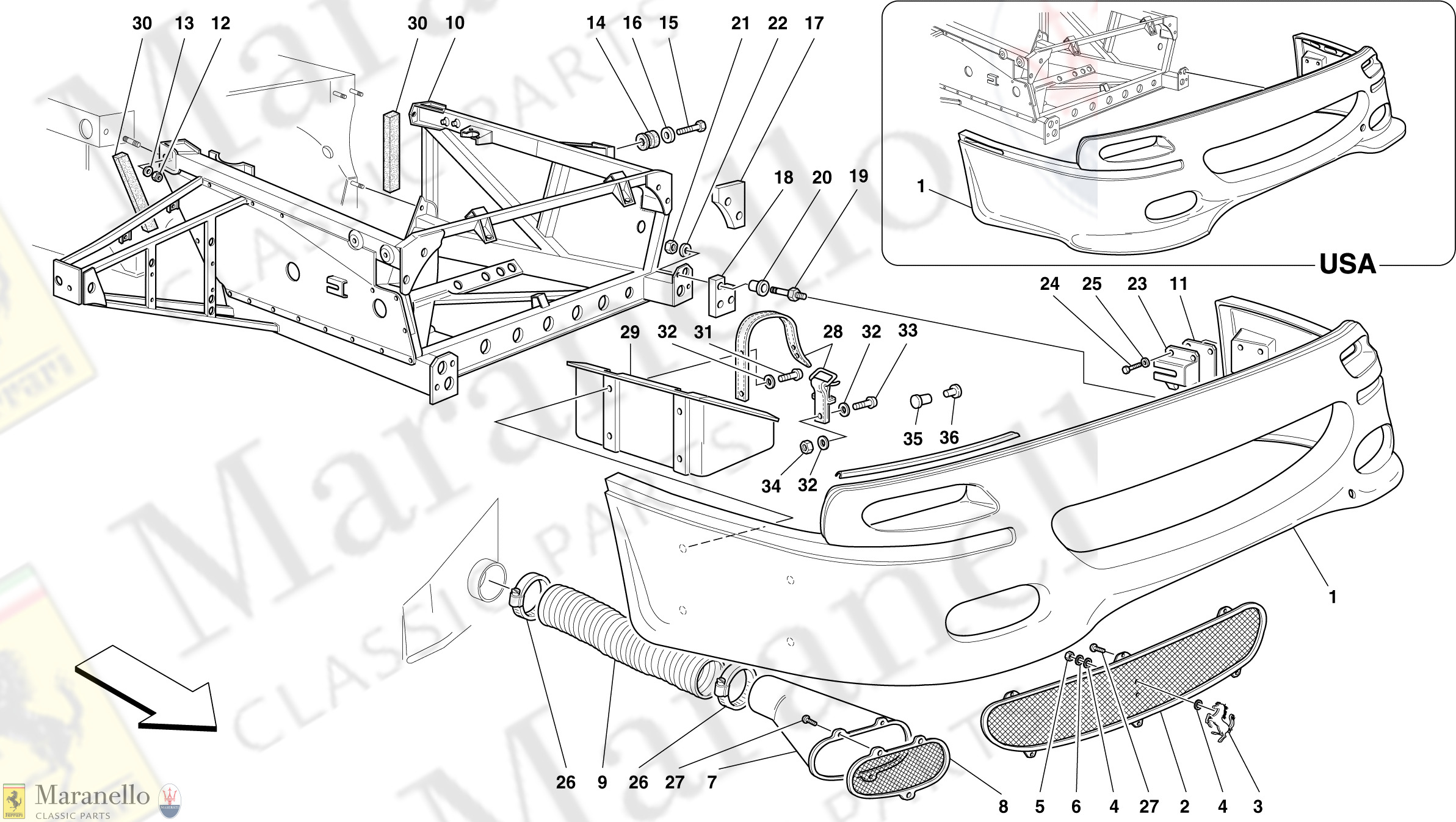 101 - Front Frame And Bumper