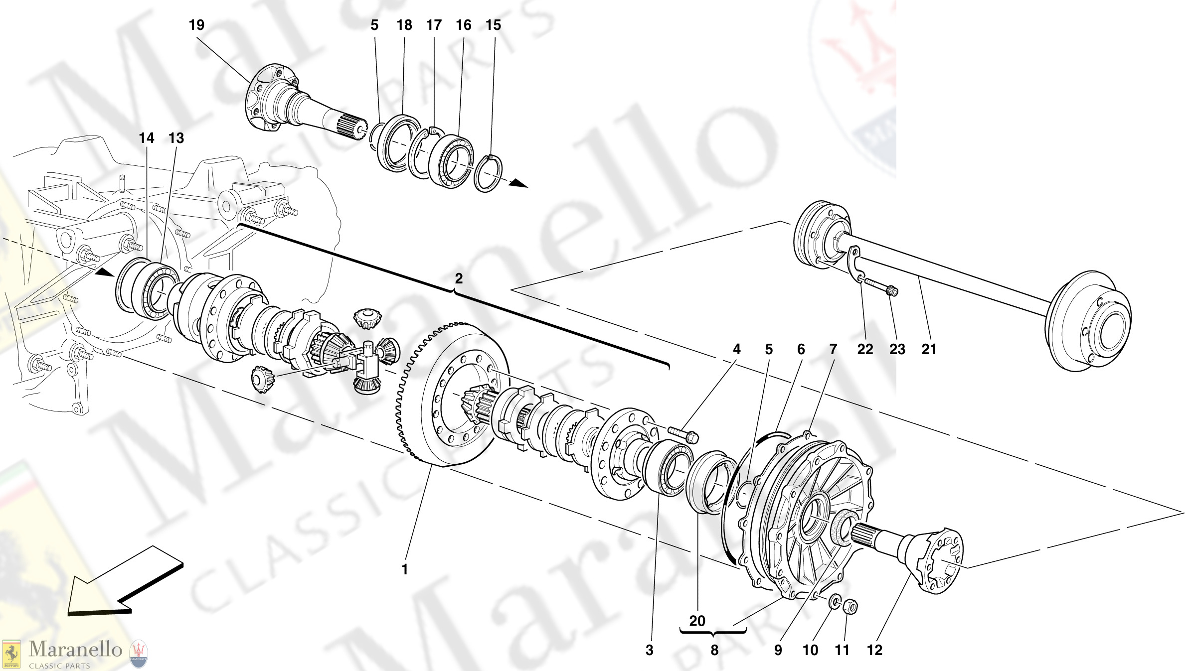 034 - Differential And Axle Shaft