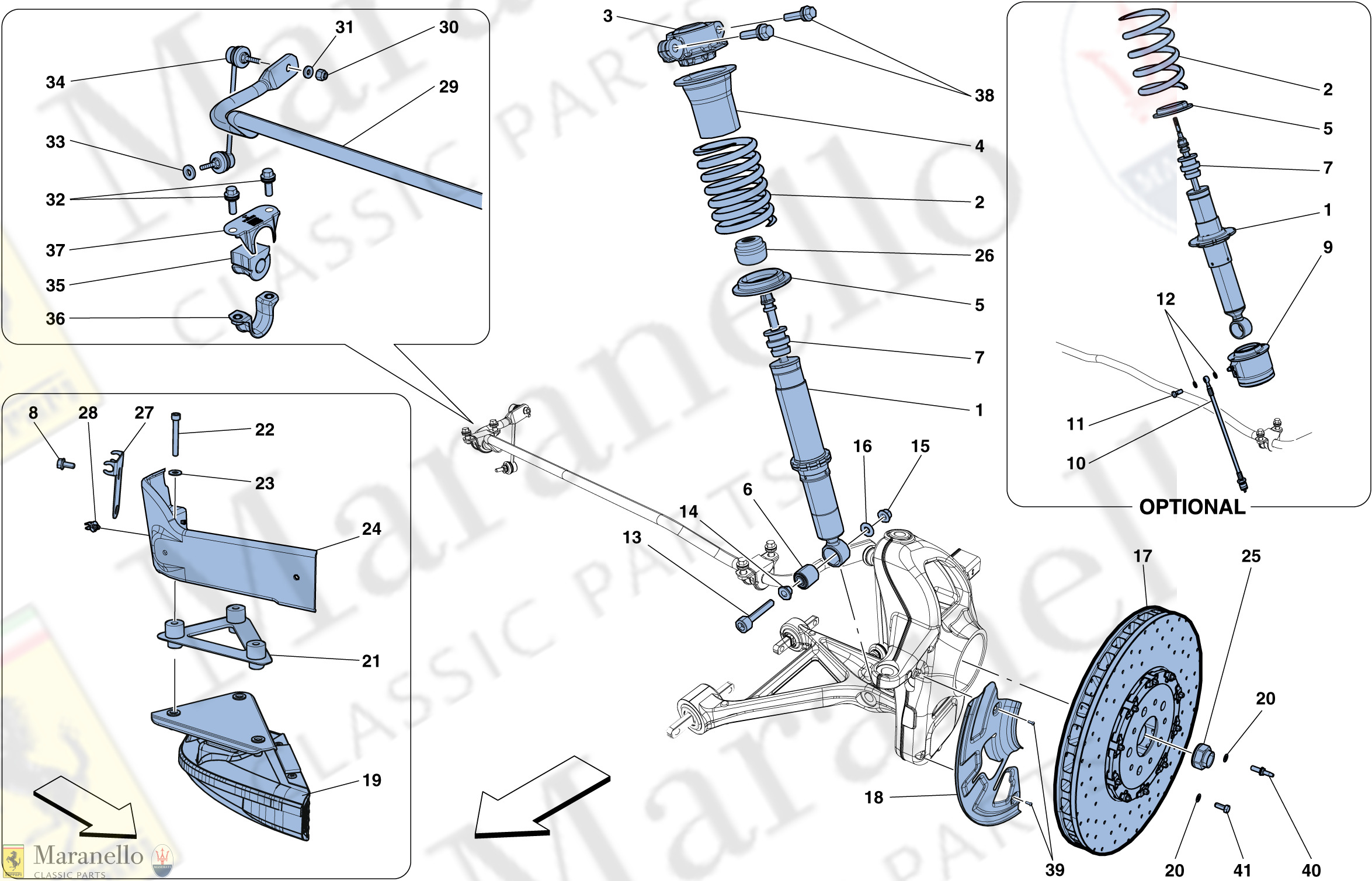 033 - Front Suspension - Shock Absorber And Brake Disc