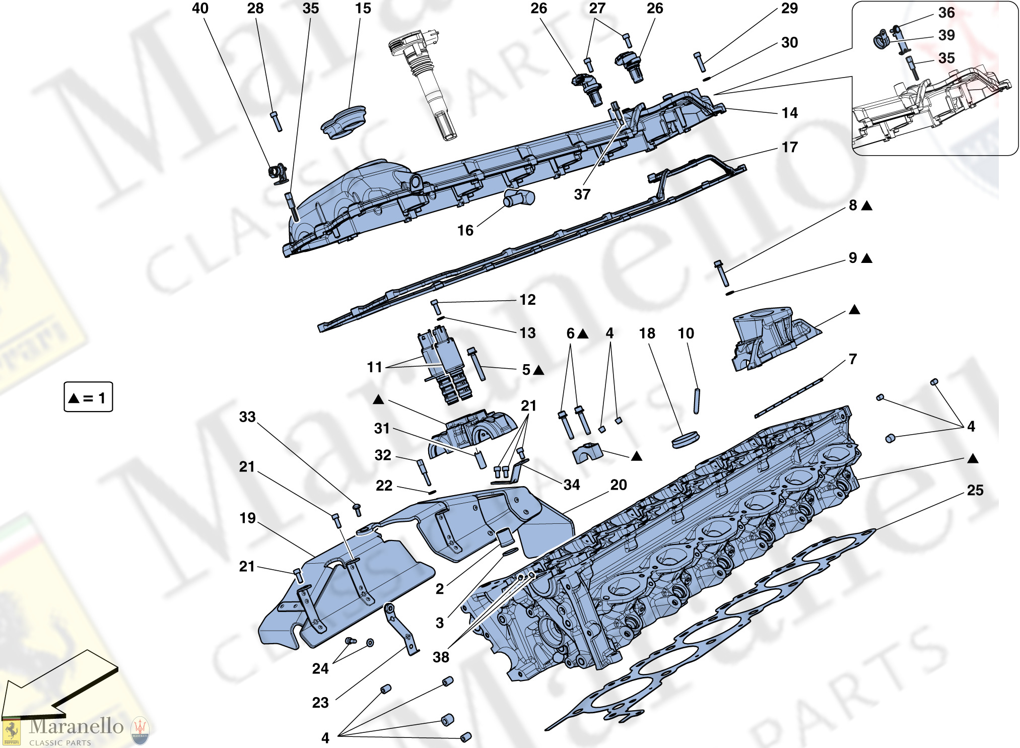 003 - Right Hand Cylinder Head