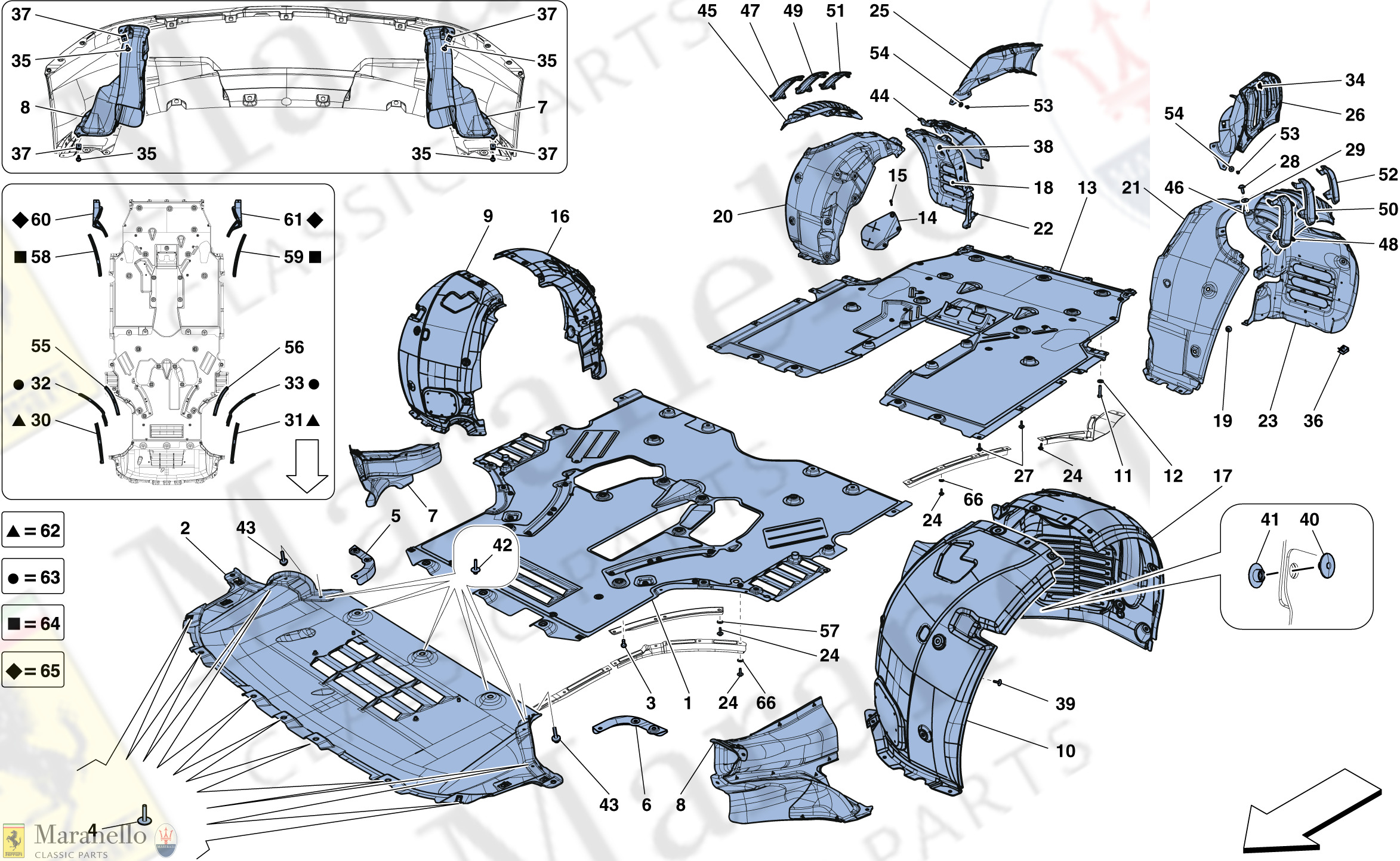 106 - Flat Undertray And Wheelhouses