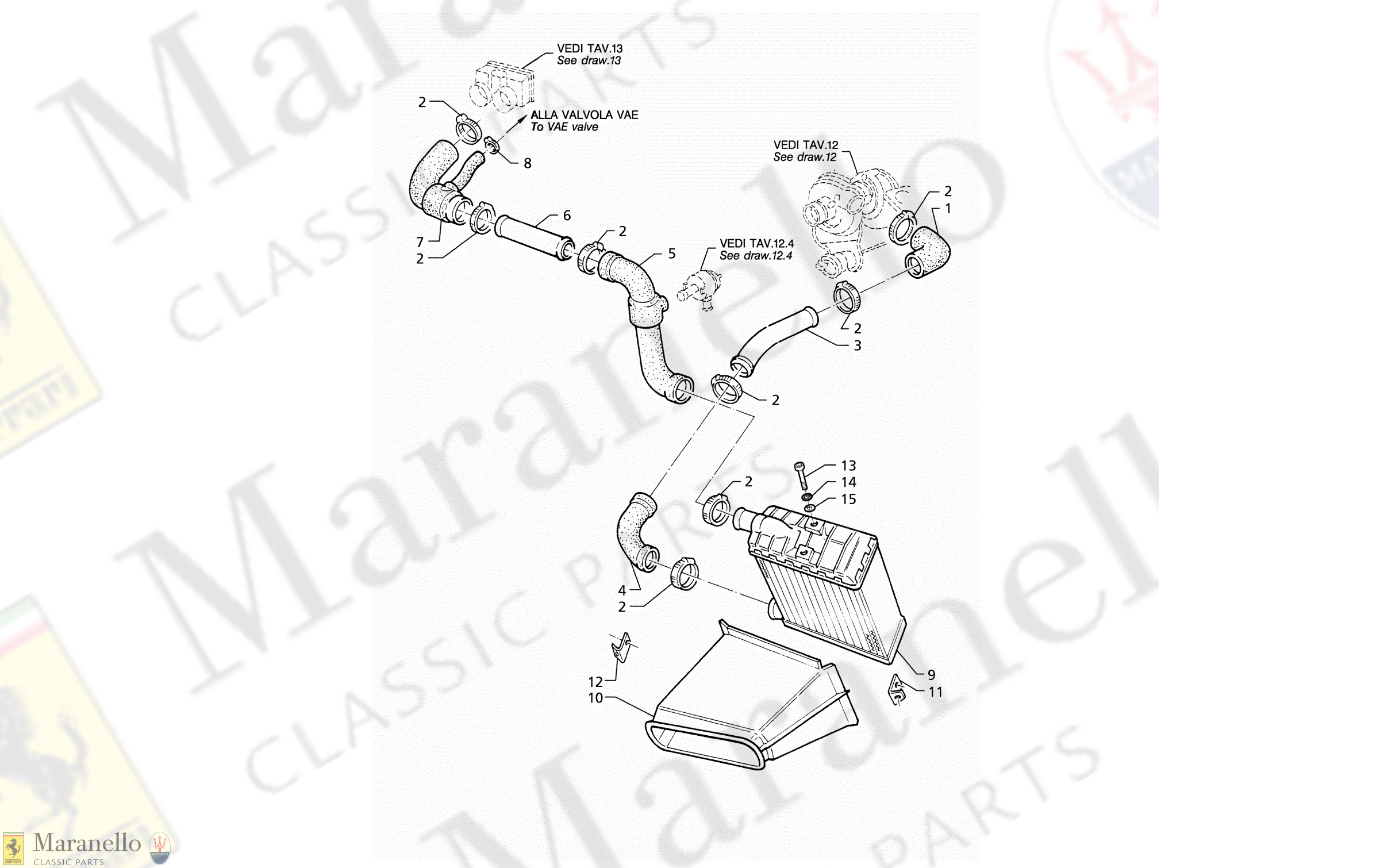 C 15 - Heat Exchanger - Pipes - Lh Side