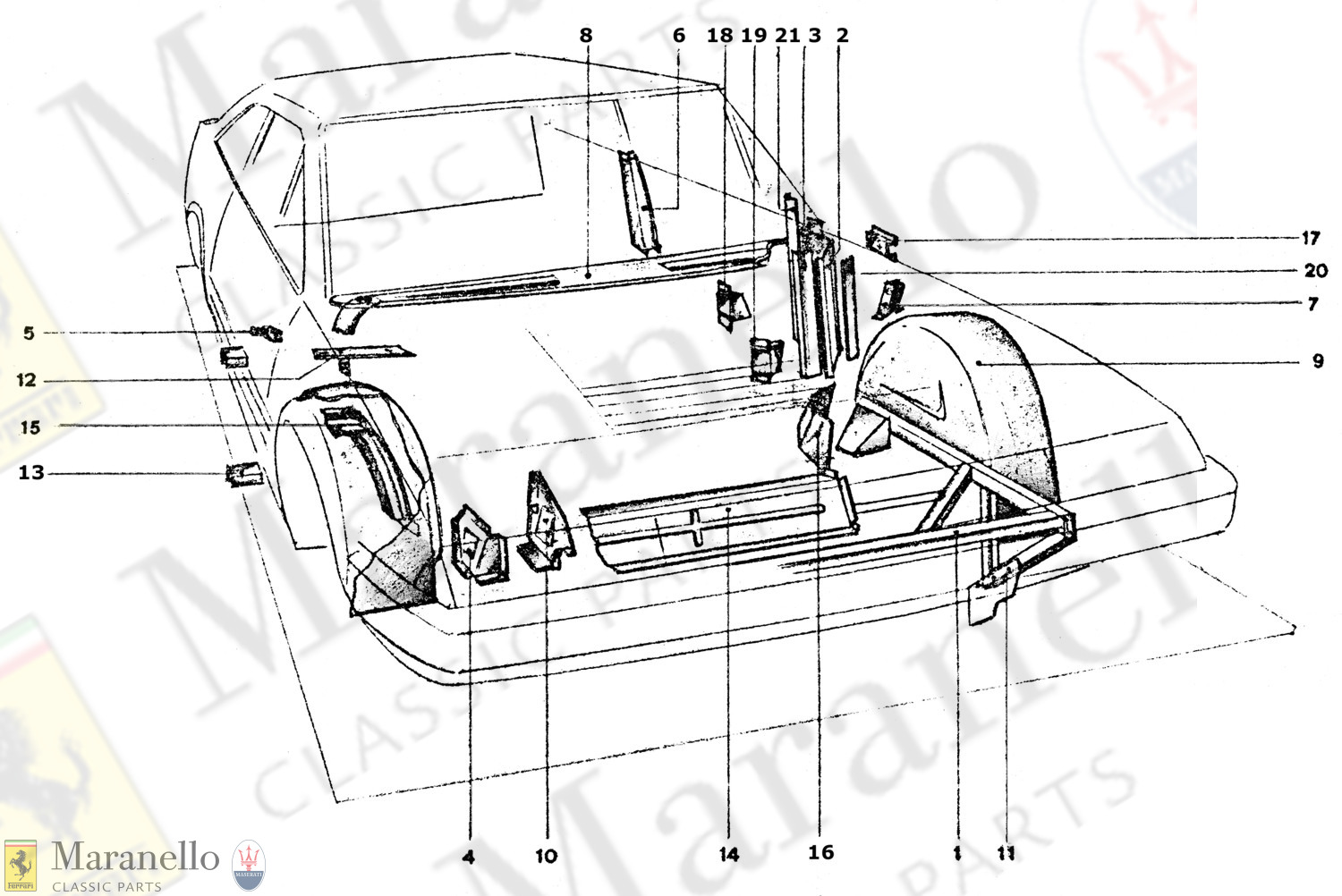 201 - Front Frame Components