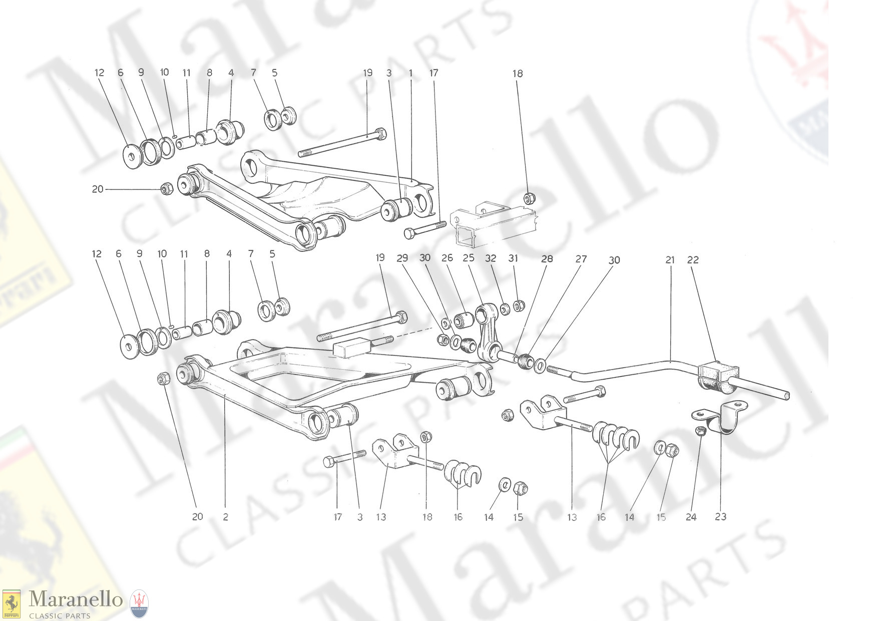 040 - Rear Suspension - Wishbones