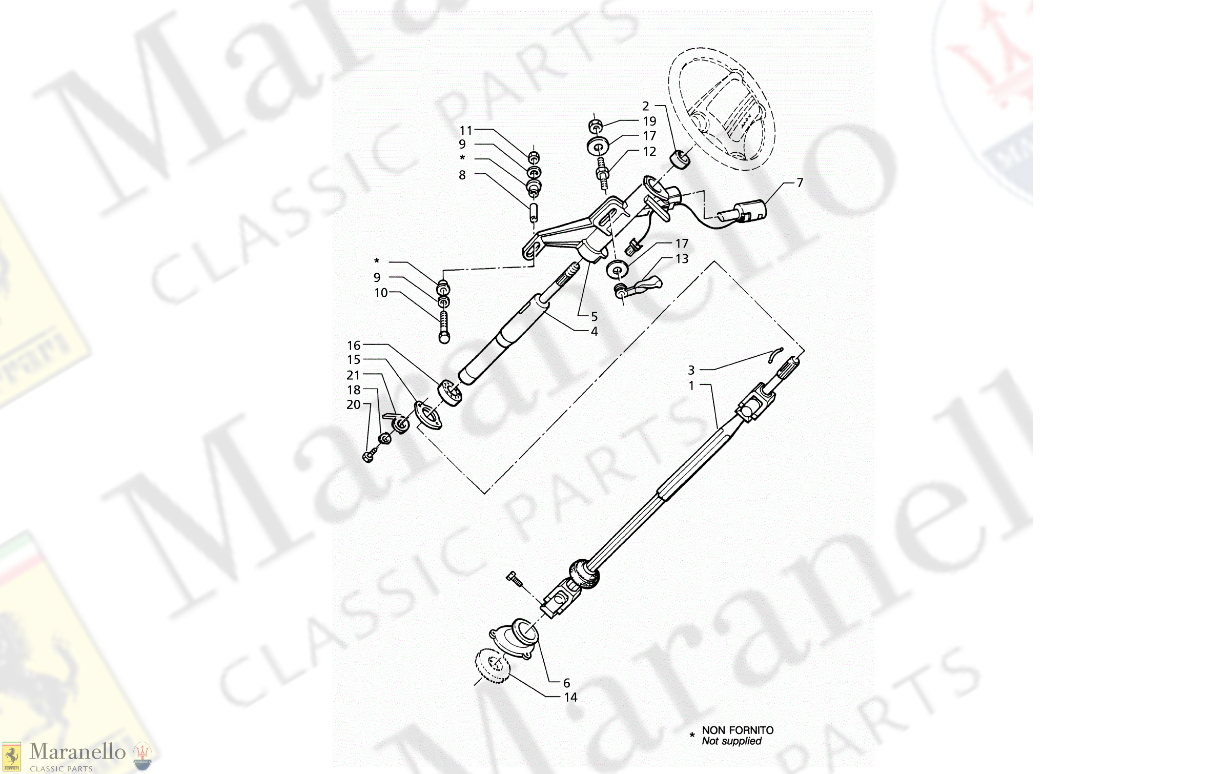 C 31.1 - C 311 - Steering Column