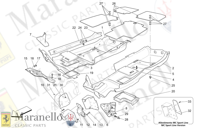 09.60 - 1 PASSENGER COMPARTMENT MATS       Availab