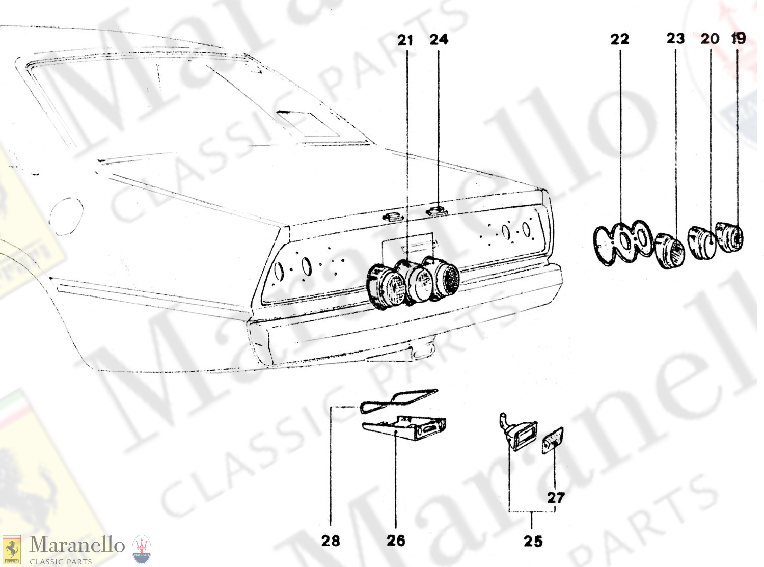 225 - Rear Lights Components