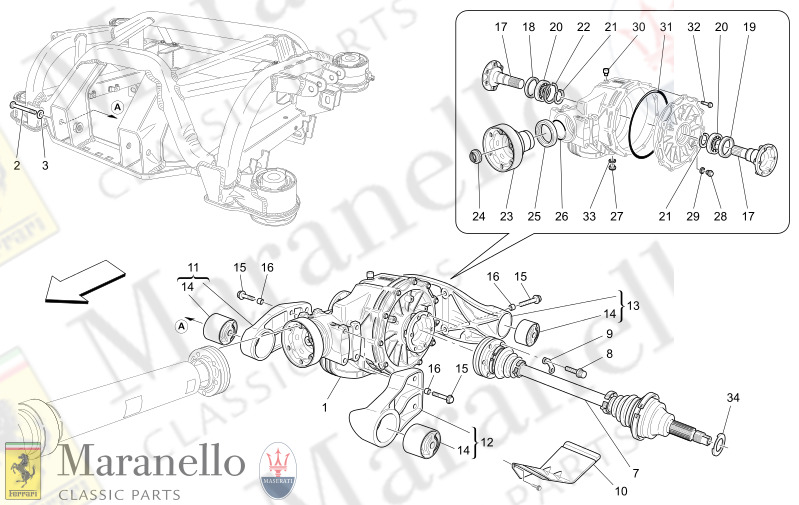 03.21 - 1 DIFFERENTIAL AND REAR AXLE SHAFTS