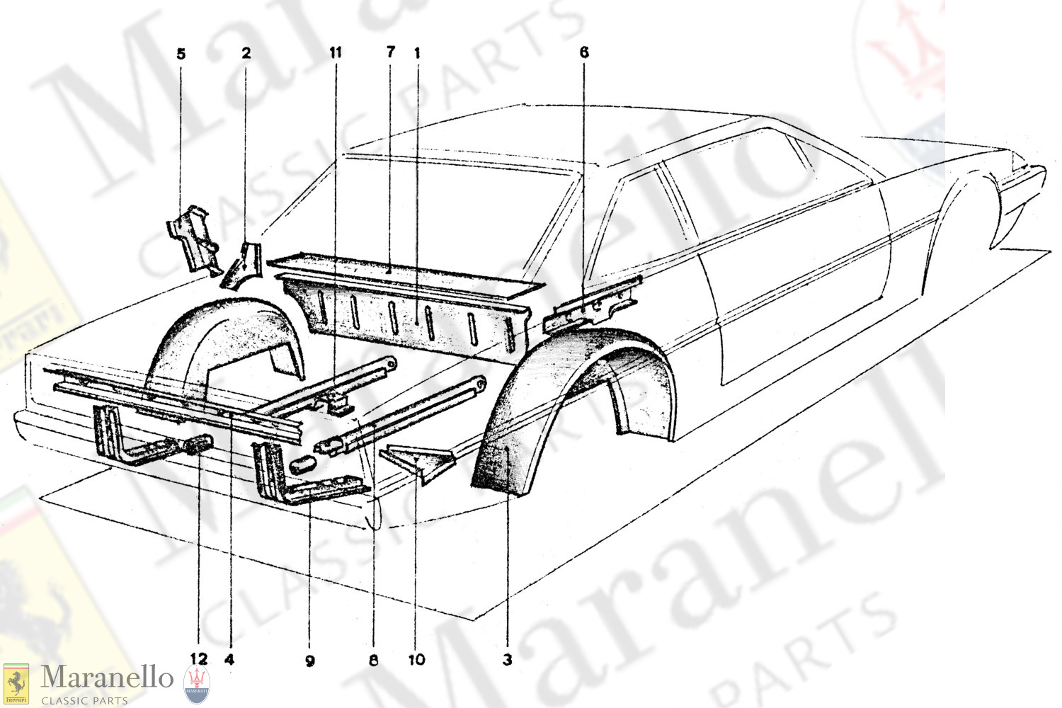 202 - Rear Frame Components