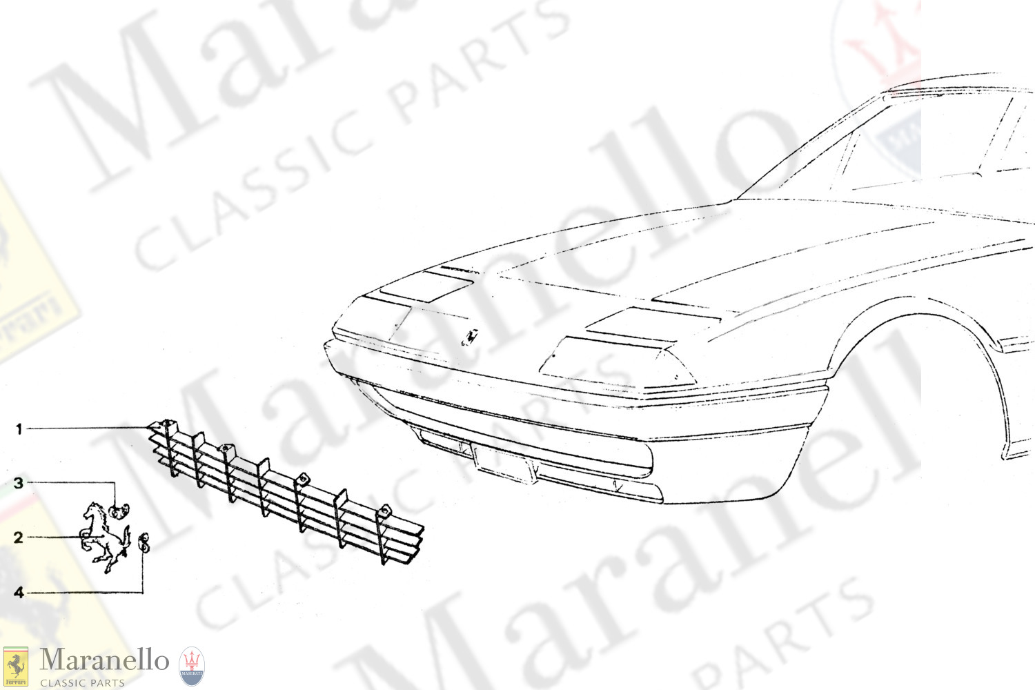 212 - Radiator Grille Components