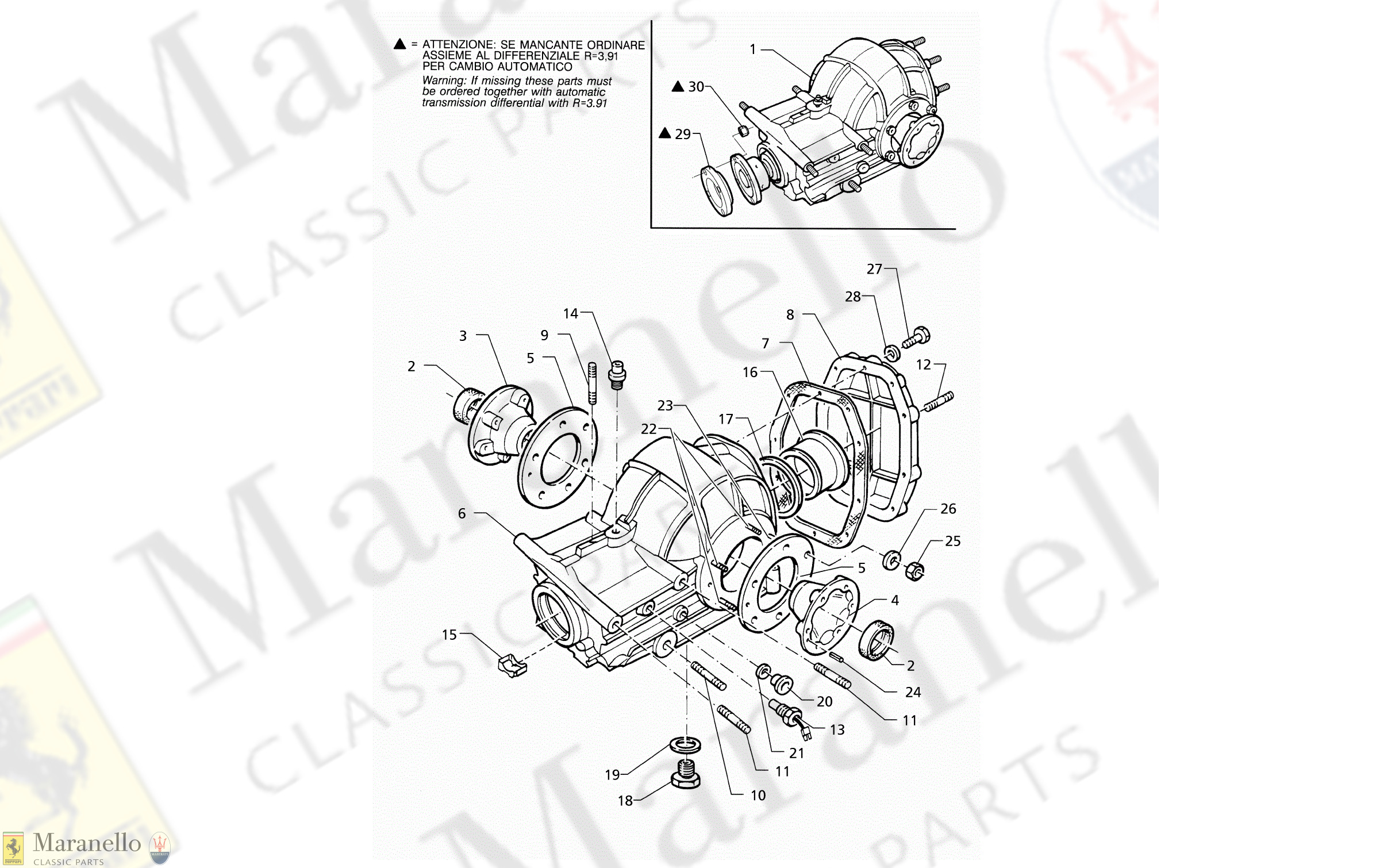 C 30 - Differential - External Parts