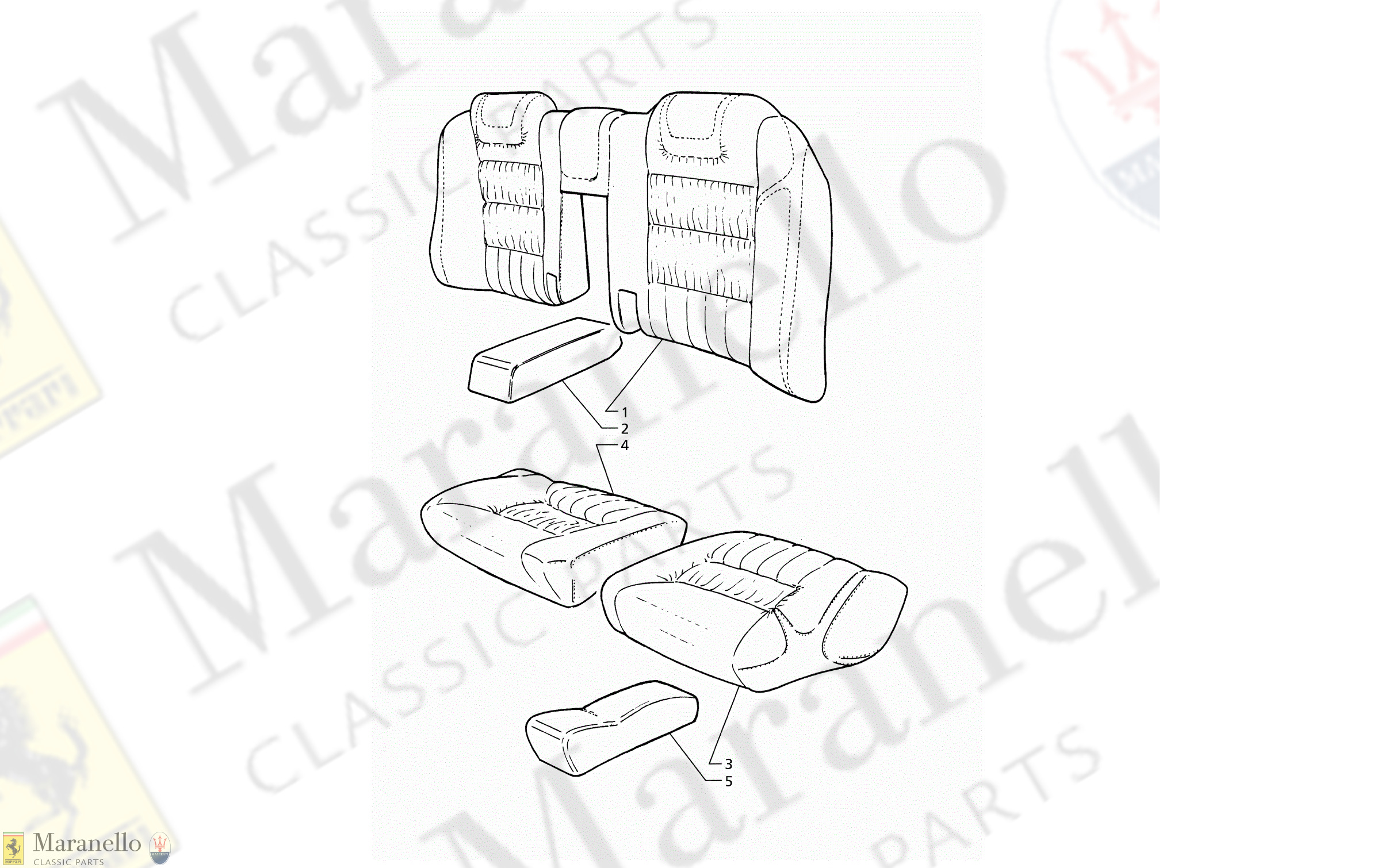 C 66.1 - C 661 - Rear Seats Trims