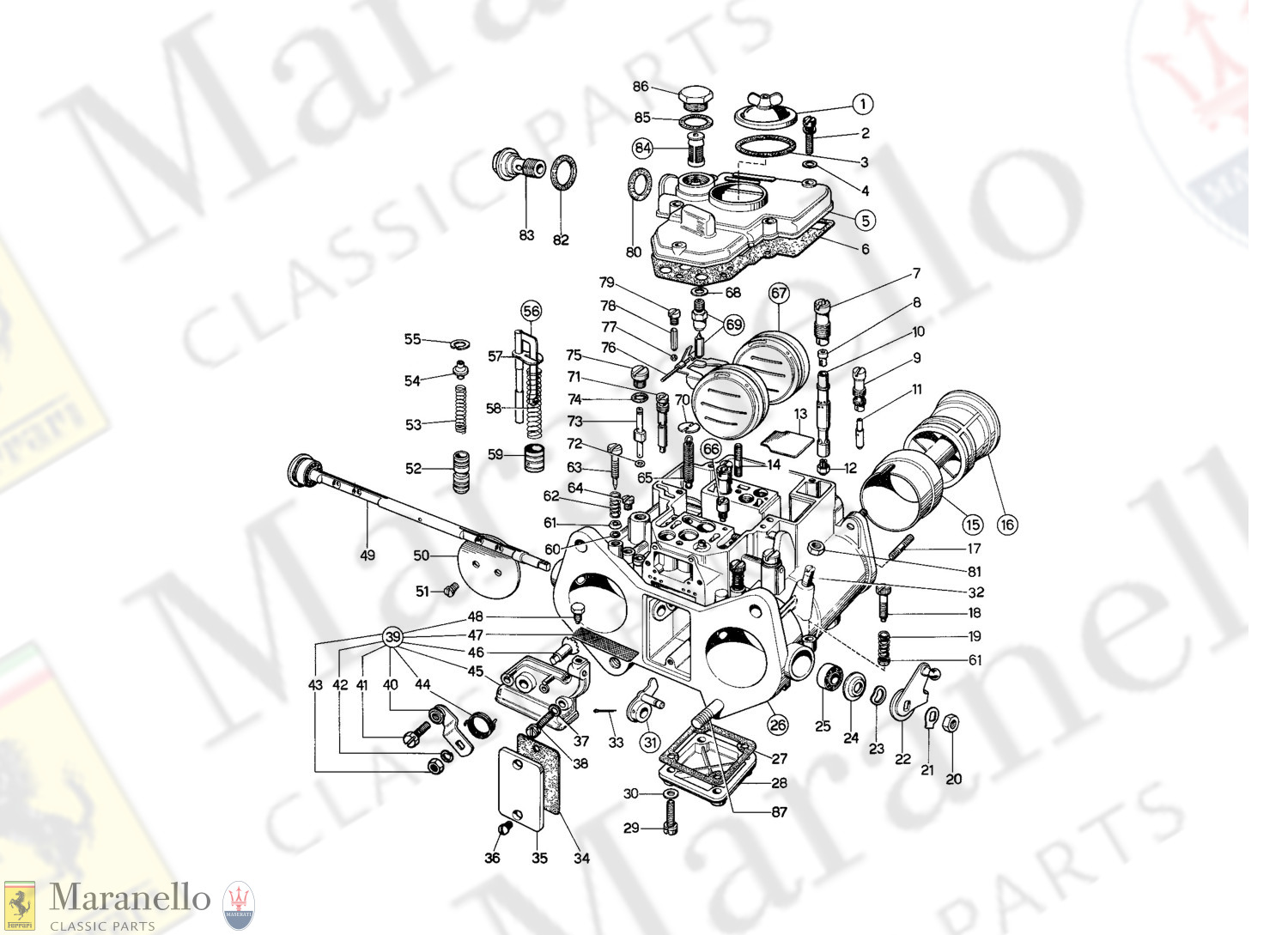 011 - Weber 38 Dcoe 59/60 Carburettor