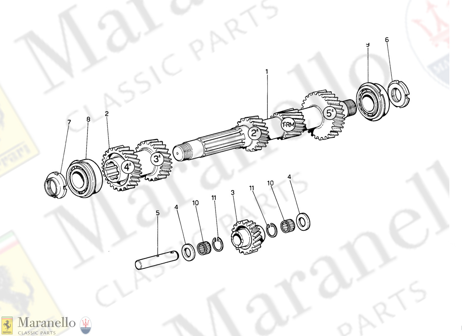 022 - Main Shaft Gears