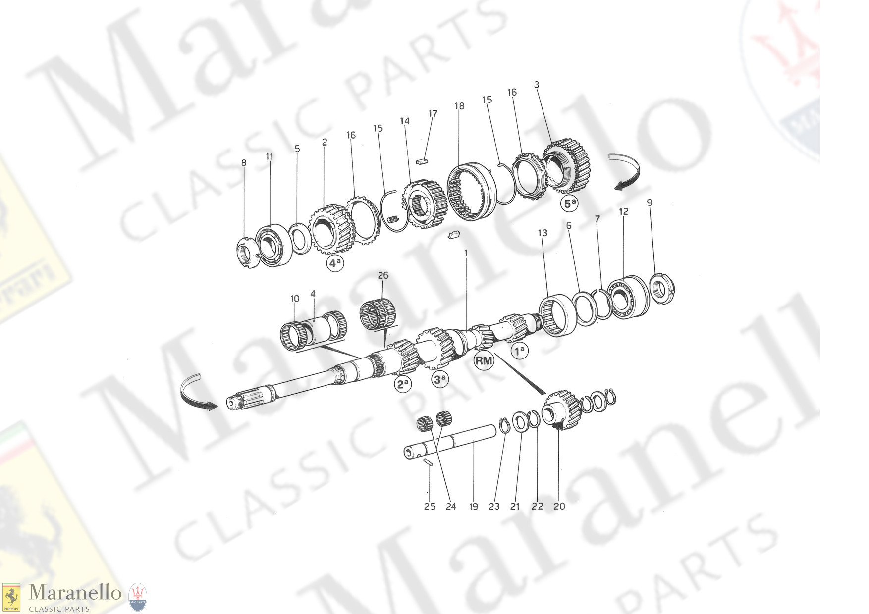 026 - Main Shaft Gears