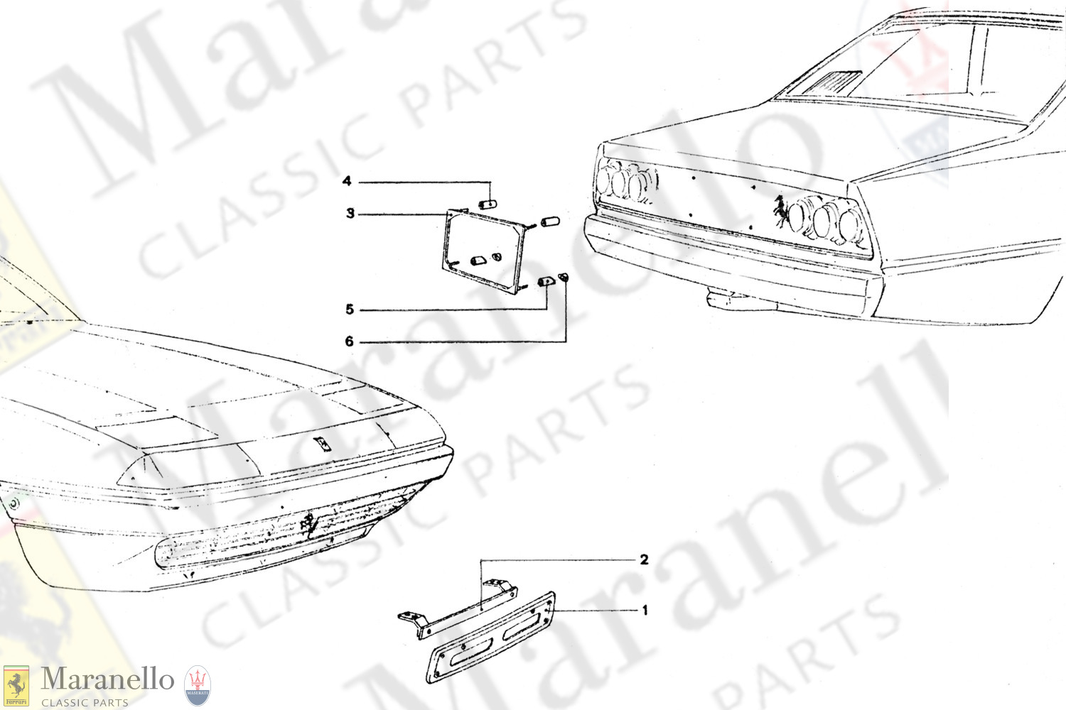 221 - Number Plate Components