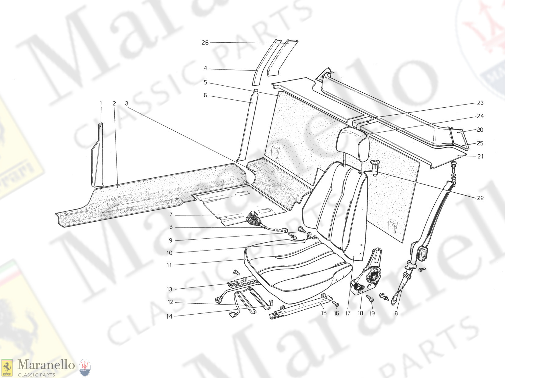 111 - Interior Trim, Accessories And Seats