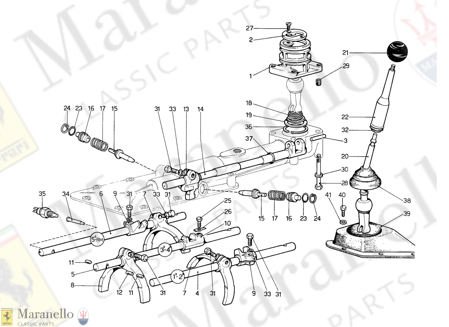 025 - Gear Shift Outer And Inner Controls