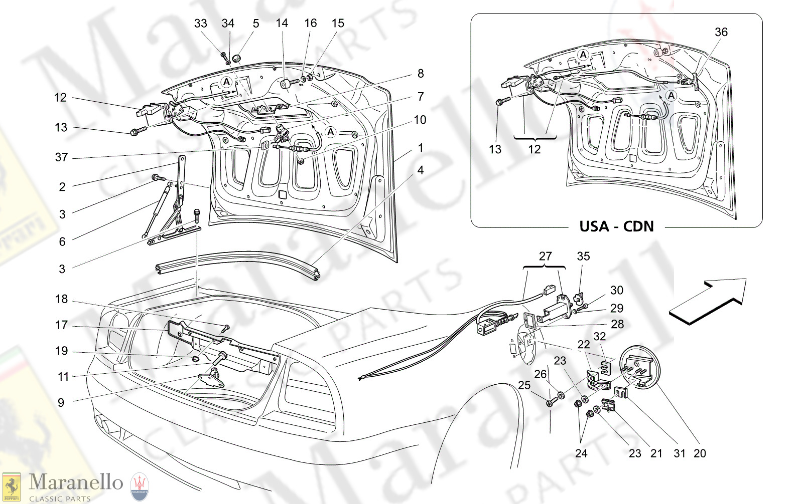 C9.21 - 12 - C921 - 12 Rear Lid