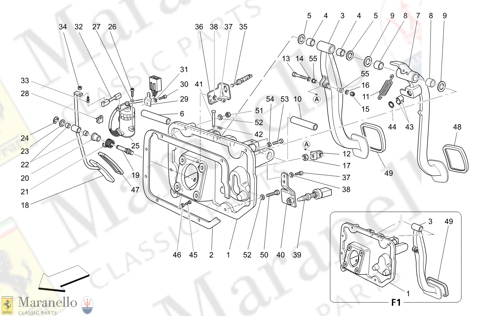 M5.20 - 22 - M520 - 22 Complete Pedal Board Unit