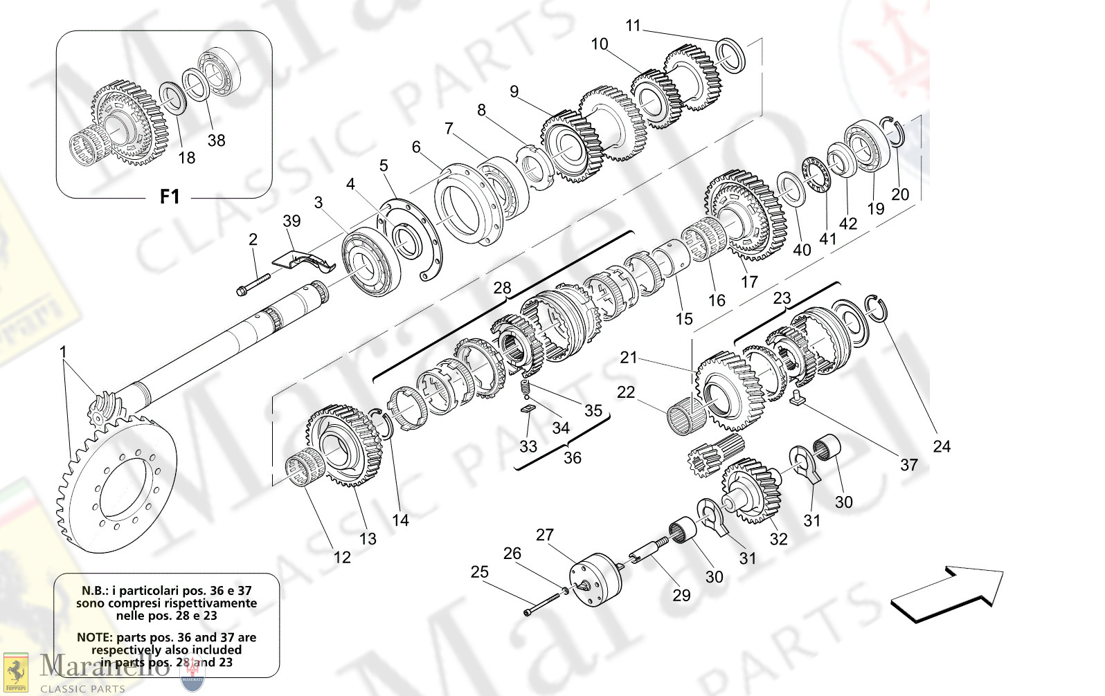 M3.12 - 12 - M312 - 12 Lay Shaft Gears