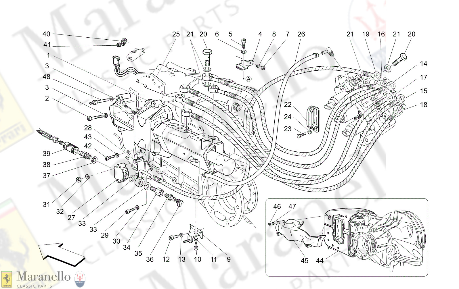 M3.40 - 12 - M340 - 12 F1 Clutch Hydraulic Control