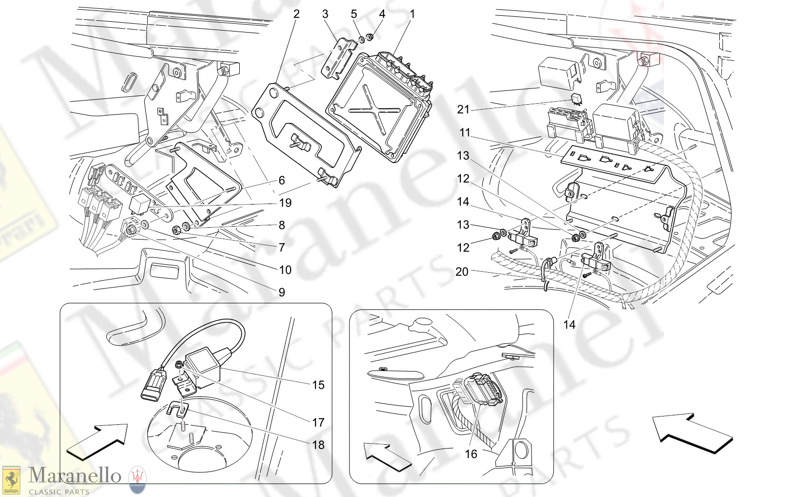 C8.75 - 12 - C875 - 12 Trunk Compartment Control Units