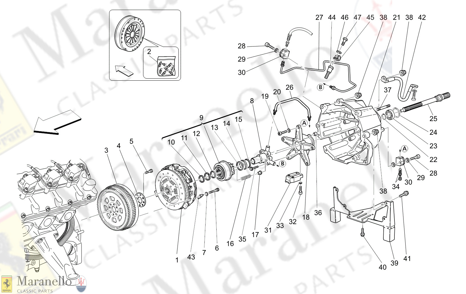 M2.10 - 12 - M210 - 12 Clutch Discs And Housing For Mechanical Gearbox